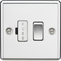 Knightsbridge 13A Switched Fused Spur Unit - Polished Chrome