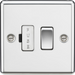 Knightsbridge 13A Switched Fused Spur Unit - Polished Chrome
