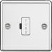 Knightsbridge 13A Switched Fused Spur Unit with Neon - Polished Chrome