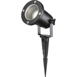 Knightsbridge 230V IP65 GU10 Ground Spike - Black