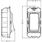 Knightsbridge 20AX 2 Way SP Grid Module - Anthracite