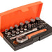 Bahco SL25 1/4" Drive Socket Set 25 Piece