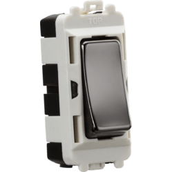 Knightsbridge 20AX 2 Way SP Grid Module - Matt Black