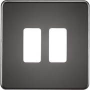 Knightsbridge 20AX 2 Way SP Grid Module - Matt Black