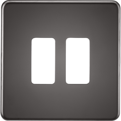 Knightsbridge 20AX 2 Way SP Grid Module - Matt Black