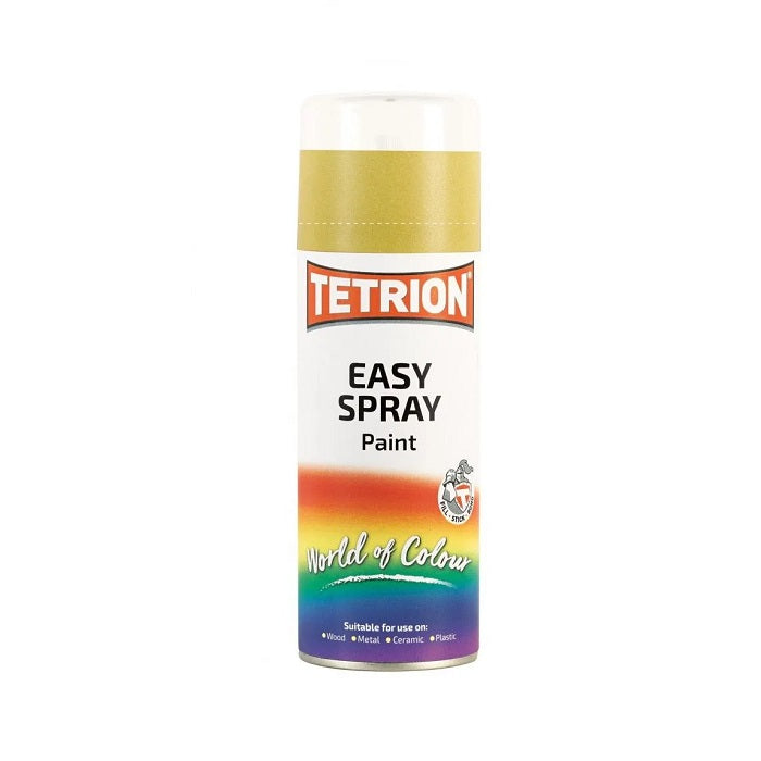 Tetrion Easy Spray Paint Bright Gold 400ml