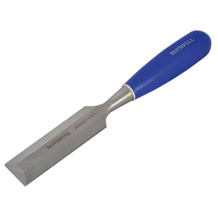 Faithfull Blue Bevel Edge Chisels 32mm 1 1/4in