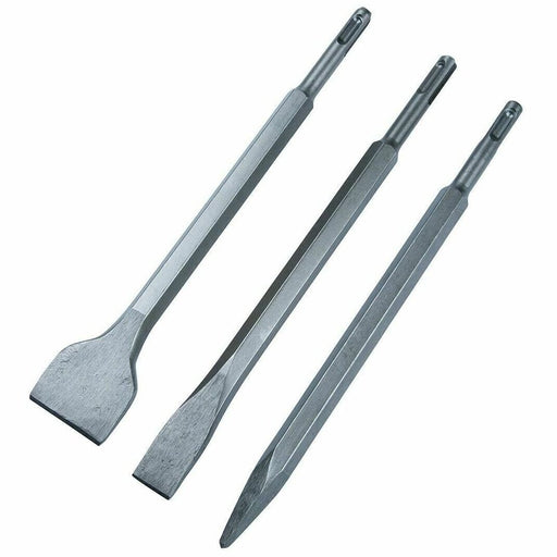 Blue Spot 3 Piece SDS Plus Chisel Set for Drills