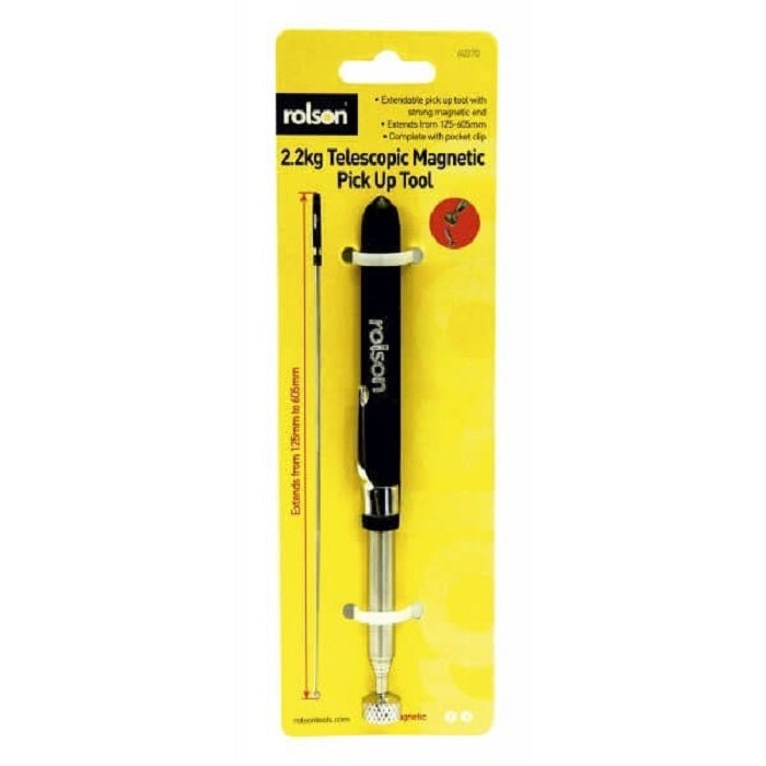 Rolson 2.2kg Telescopic Magnetic Pick Up Tool