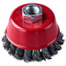 Am-Tech Twist Knot Wire Cup Brush 3" 80mm