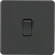 Knightsbridge 10AX 2G 2-way Switch - Anthracite