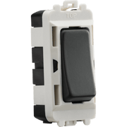 Knightsbridge 10AX 2G 2-way Switch - Anthracite