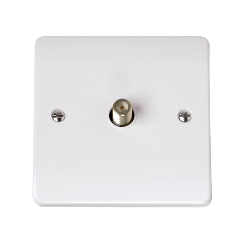 Click Curva Non-Isolated Single Satellite Outlet