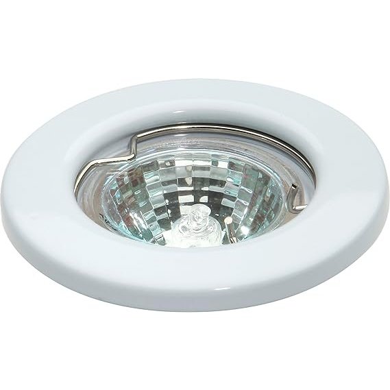 Knightsbridge Low Voltage Downlight, Metal, White,35 mm L01W