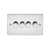 Knightsbridge 4G 2-way 60-400W Leading Edge Dimmer - Polished Chrome