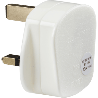 Knightsbridge 13A Rough Use Plug Top - Black