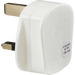 Knightsbridge 13A Rough Use Plug Top - Black