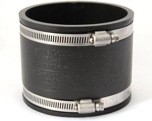 4" Flexible Rubber Coupling 110mm | Waste & Soil Pipe Repair