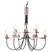 BHS Alana 9-Light Chandelier Ceiling Light - Copper with Black Cable