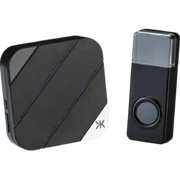 Knightsbridge Wireless plug in door chime Black