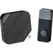Knightsbridge Wireless plug in door chime Black