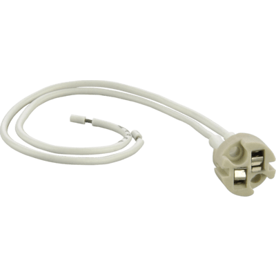 Knightsbridge GU10 Lampholder 260mm length silicon impregnated over sheathed cable