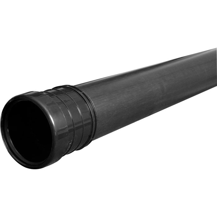 110mm Plain End Soil Pipe Black 3M (Collection Only)