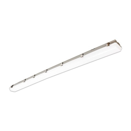 TOUGHSHELL WEATHERPROOF BATTEN IP65 IK10 75W 4000k 9000lm 120° BEAM 6ft 3hr EMERGENCY INTEGRAL
