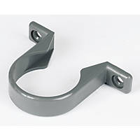 32MM PIPE SUPPORT BRACKET GREY