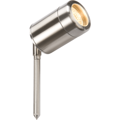 Knightsbridge 230V IP65 GU10 Ground Spike - Black