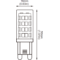 Knightsbridge 230V G9 3W LED Lamp 4000K