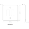 Knightsbridge 2G Grid Faceplate