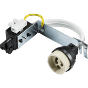 Knightsbridge GU10 Lampholder 260mm length silicon impregnated over sheathed cable