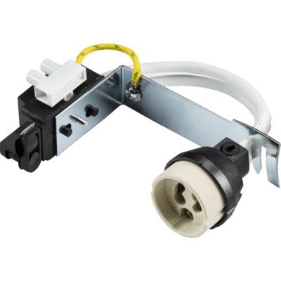 Knightsbridge GU10 Lampholder 260mm length silicon impregnated over sheathed cable