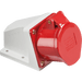Knightsbridge 415V IP44 16A Connector 3P+N+E - Red