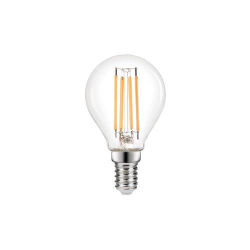 OMNI FILAMENT GOLF BALL BULB E14 470LM 3.4W 2700K DIMMABLE 320 BEAM CLEAR FULL GLASS INTEGRAL