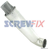 Boiler Flue Plume Kit white