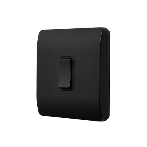 Culina CUL-42500 black 1-gang slimline kinetic switch surround