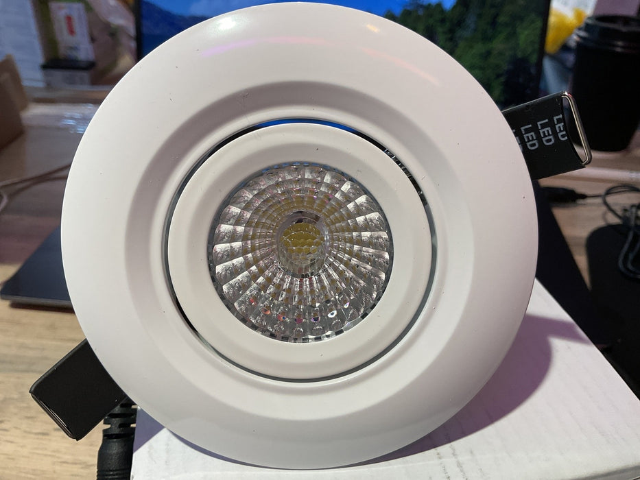12W COM DIM DOWNLIGHT 6500K COB12CW-WHI COMPACT DIMMABLE