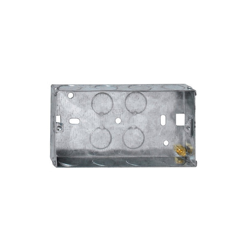 DETA 2g 35mm Flush Metal Back Box - DB165