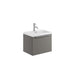 Muro 500 Wall Cabinet & Basin Gloss Grey no tap included