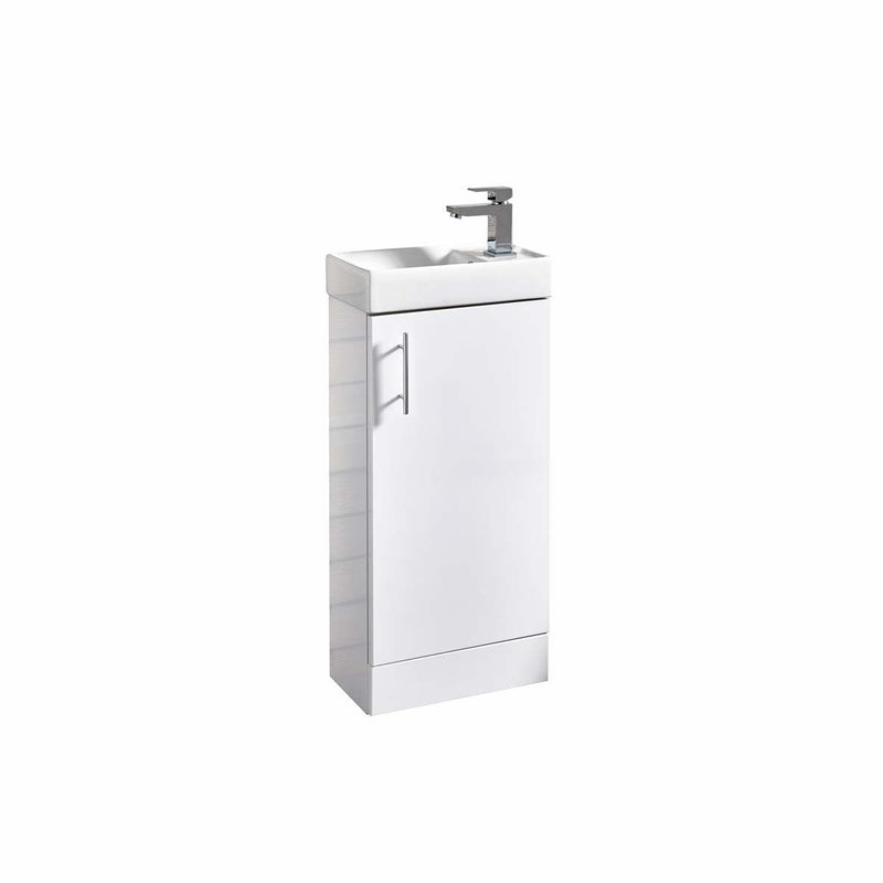Lanza Cloakroom Floor Cabinet & Basin no tap included