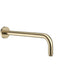 Aumix 22mm Round Bend Shower Arm Brass 150mm