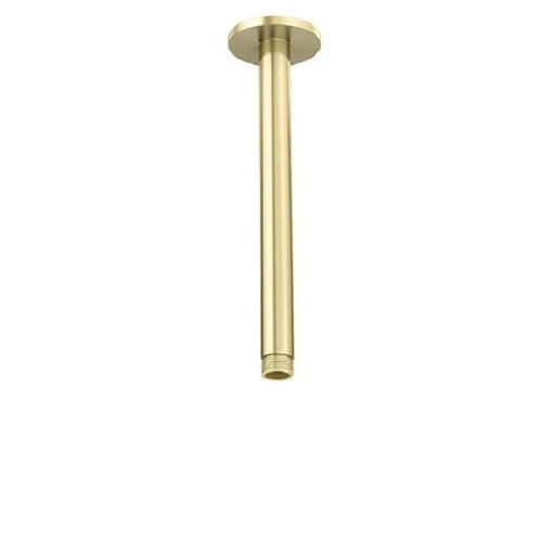 Aumix 22mm Round Ceiling Arm Brass CP 300mm