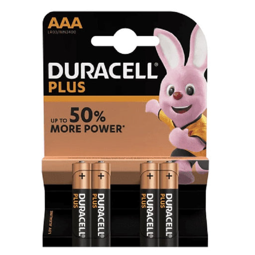 DURACELL Plus Battery AAA 1.5V X4