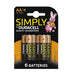 DURACELL Simply MN1500 AA Battery 6PK