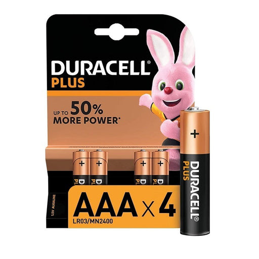 Duracell Plus AAA Plus Battery 4pk