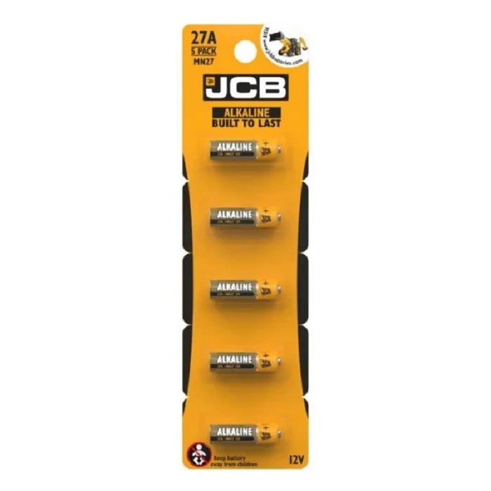 JCB A27 Alkaline Batteries 12V - 5k