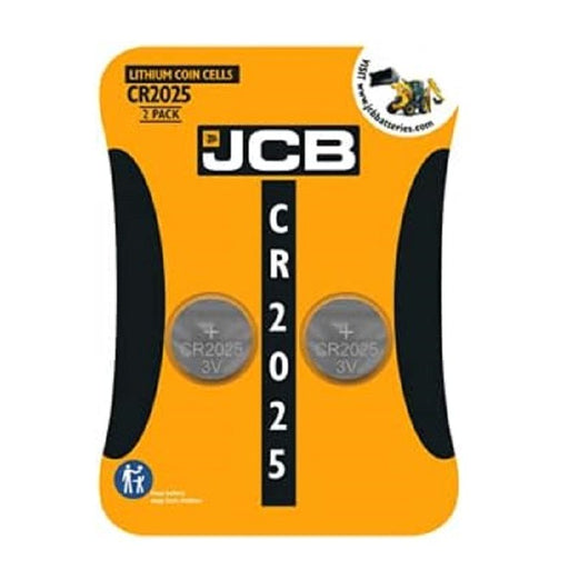 JCB CR2025 Cell Battery 2pk