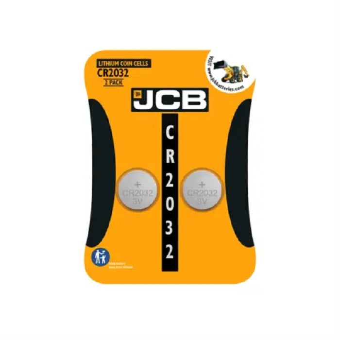 JCB CR2032 Cell Battery 2pk